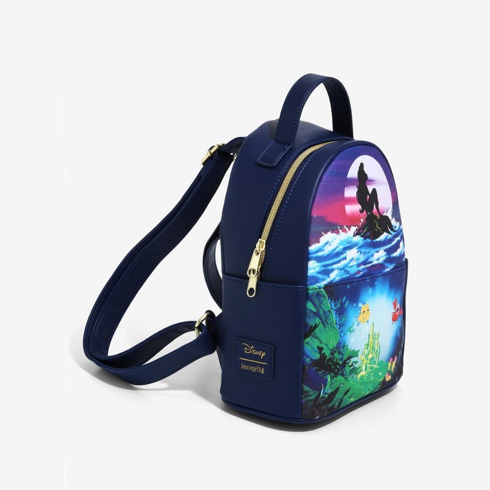 Loungefly Disney The Little Mermaid Silhouette Mini Backpack - Picture 2 of 4